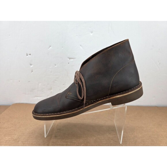 Clarks Bushacre Men\'s Chukka Boots Size 12 M Chocolate Brown 15522 Leather main image 8